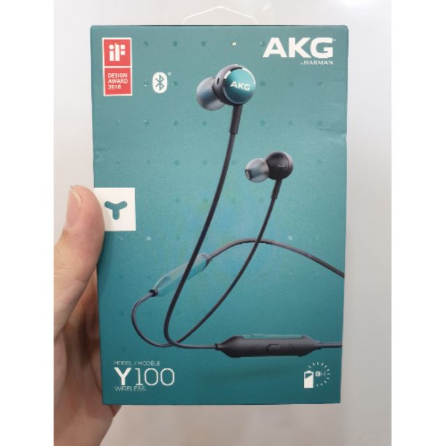 AKG Y100 Wireless藍芽耳機 耳道式耳機