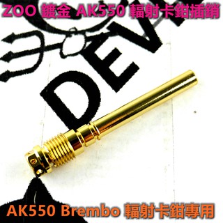 ZOO | 鍍金 AK550 B牌 輻射卡鉗專用插銷 卡鉗插銷 插銷 輻射卡鉗插銷 白鐵插銷 AK550插銷