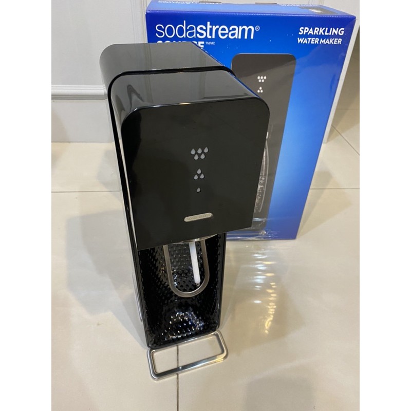 Sodastream SOURCE 氣泡水機，瑞士設計師款 -經典黑-調果汁