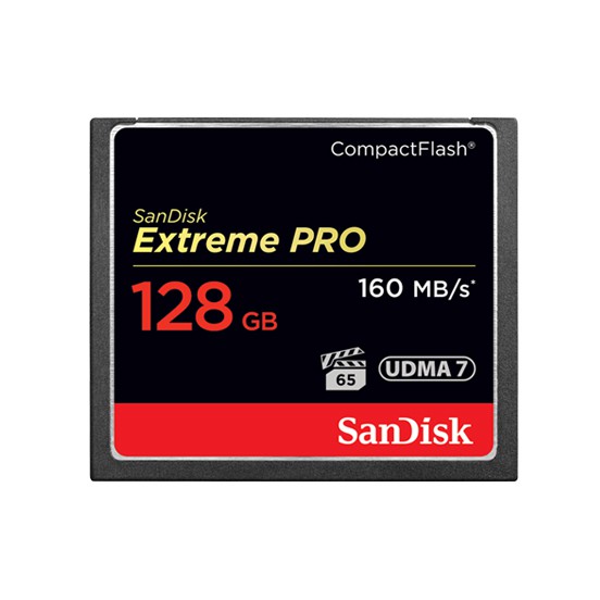 SanDisk Extreme Pro 128G 160M CF 記憶卡 專業攝影師和錄影師 高速記憶卡