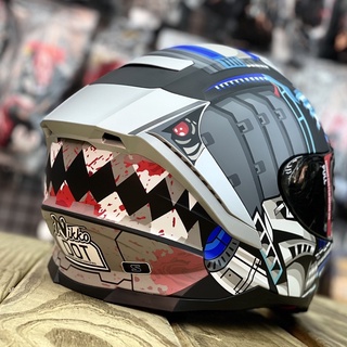 🛵大葉騎士部品 贈手套 Nikko N-806 ll N806 2 鋼鐵喰魚 夜光 鋼鐵 鯊魚 塵灰隕石 灰 全罩安全帽