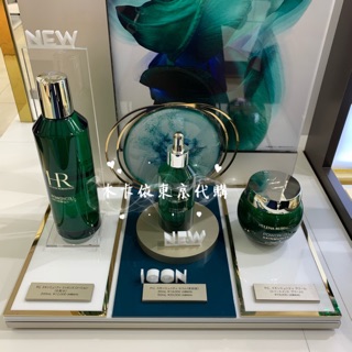 日本百貨專櫃 HR赫蓮娜最新款綠寶瓶化妝水、精華液、面霜、眼霜，乳液