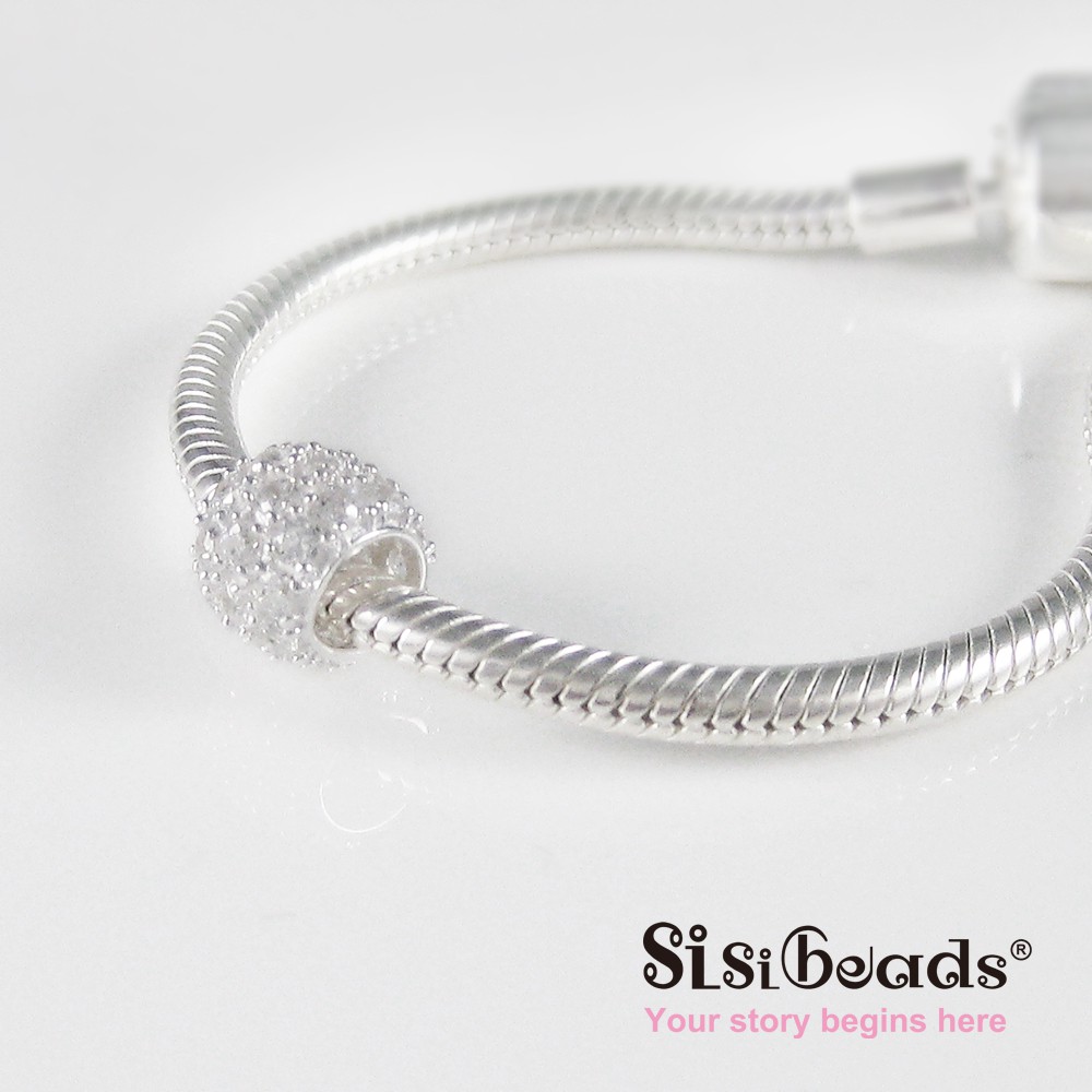 Sisibeads荷蘭純銀品牌 適PANDORA潘朵拉 純銀珠飾 晶鑽鋯石水鑽 純銀手鍊 全新代購 SOUFEEL