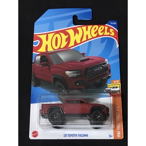 風火輪 Hot wheels 20 豐田 toyota tacoma 皮卡 貨卡 吉普 越野 紅色 普卡