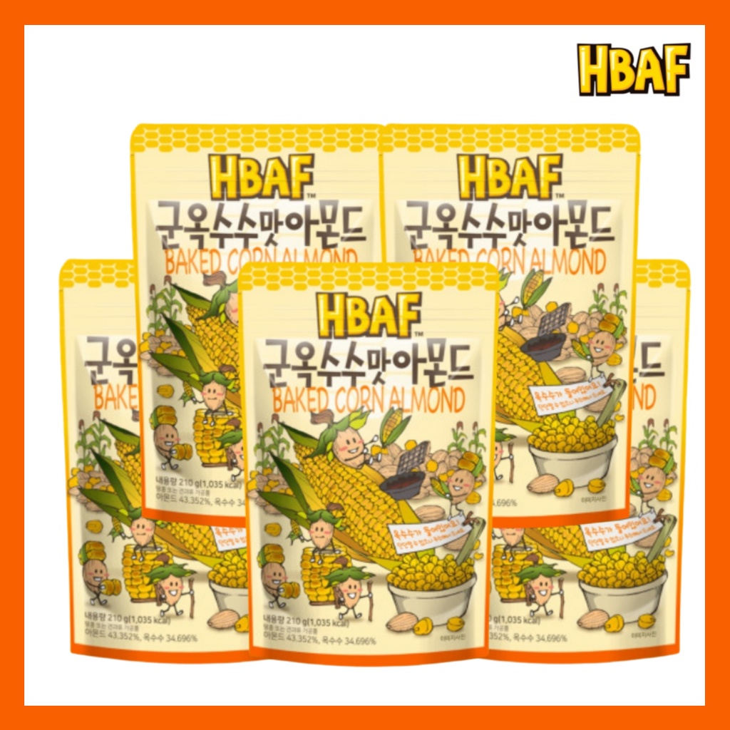 [HBAF] 烤玉米杏仁 210g 5EA