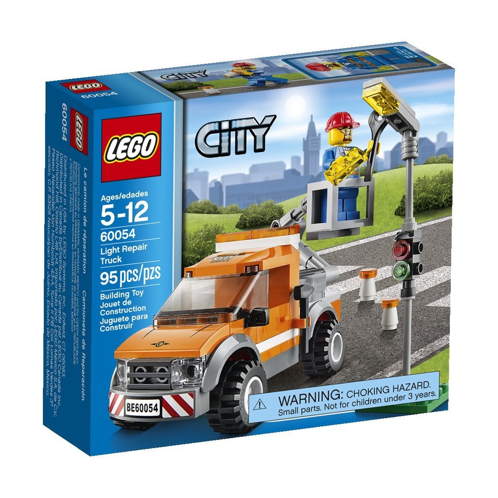 [HAPPY • Bricks] LEGO City 60054 輕型維修卡車 - 燈維修卡車