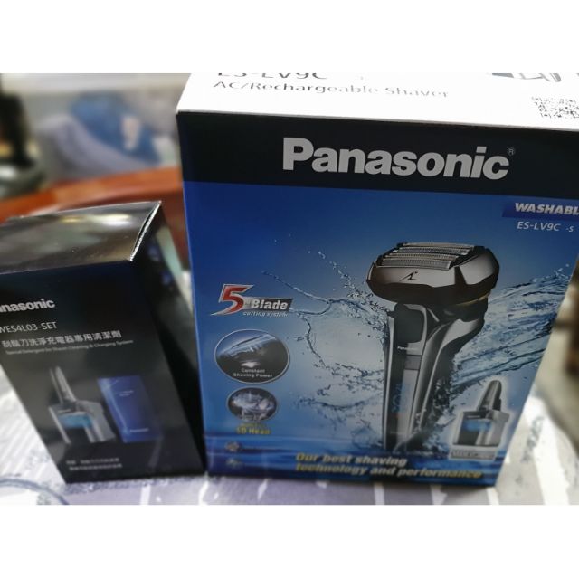 父親節禮物全新台灣公司現貨 Panasonic  國際 ES-LV9C-S 5D曲面五刀頭電鬍刀 送一年份原廠清潔液