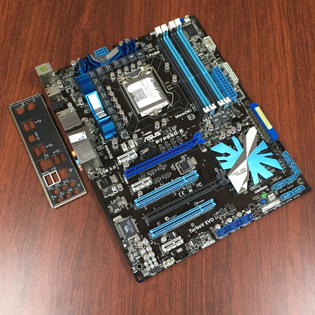 Intel 1156 頂級主機板 ASUS P7P55D-E 瑕疵品