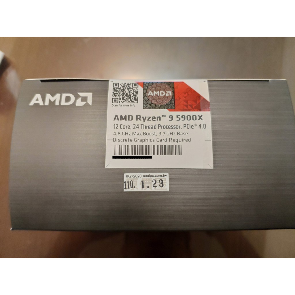 全新未拆 AMD Ryzen9 5900X