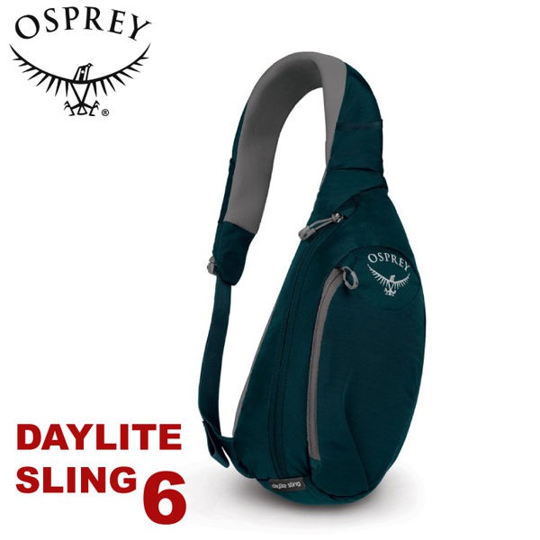 【OSPREY 美國 Daylite sling 6 側背包《汽油藍》6L】輕量多功能休閒單肩背包/斜背包/健/悠遊山水
