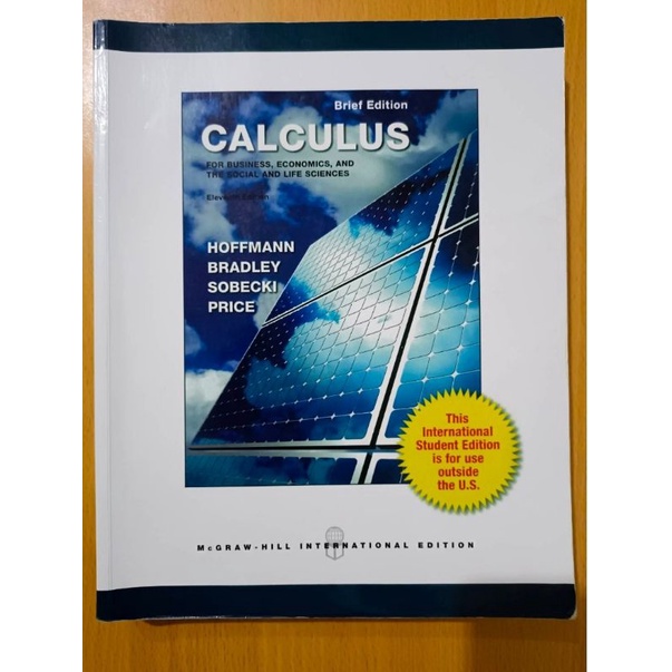 Calculus for Business,Economics,and The Social and Life 11e