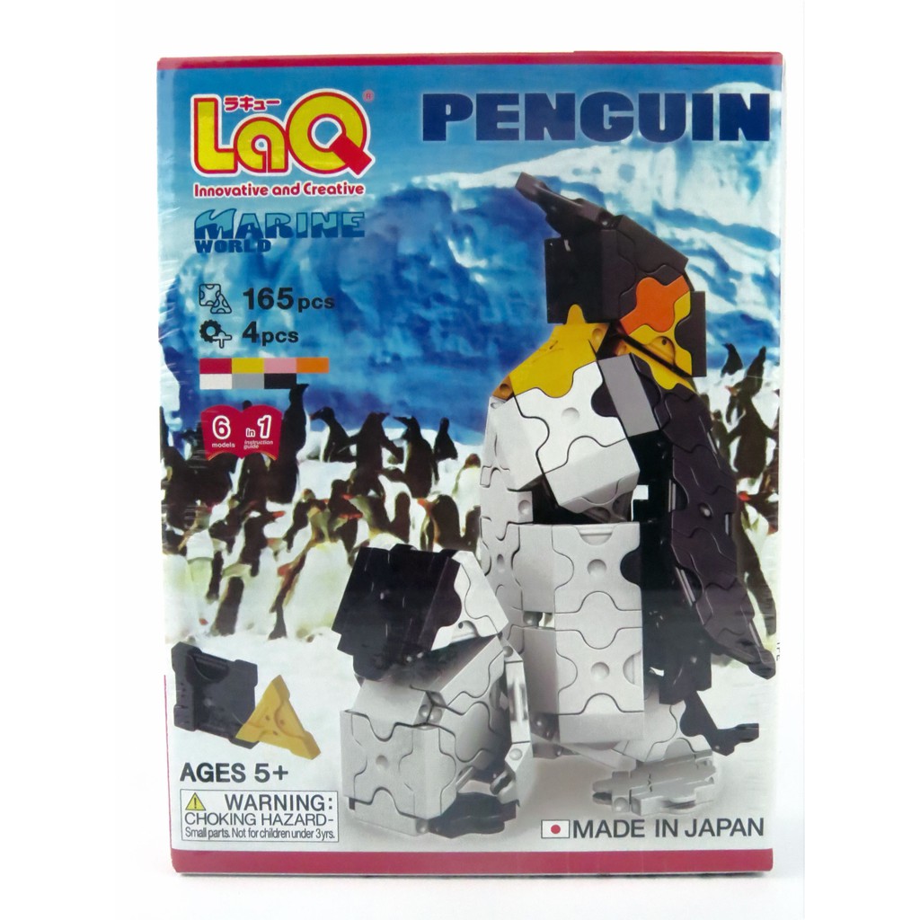 [正版公司貨-現貨]LaQ迷你客企鵝 日本製造立體3D拼接積木/益智玩具