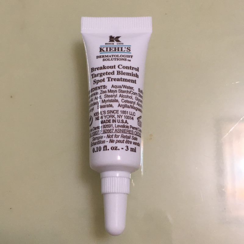 KIEHL'S契爾氏 青春痘速效調理霜3ml