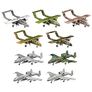 日版 F-toys 盒玩 1/144戰鬥機 VS12 A-10 vs OV-10 中盒10入