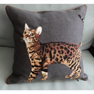 法國品牌 豹貓 孟加拉豹貓 Bengal 抱枕