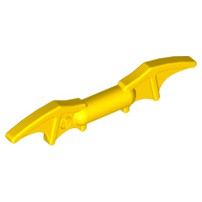磚家 LEGO 樂高 人偶配件 武器 蝙蝠飛鏢 飛鏢 蝙蝠俠 98721 黃色