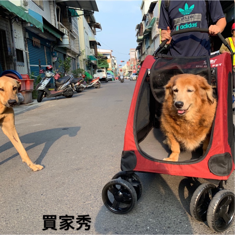 大狗推車五十公斤犬折疊式手推車金毛哈士奇拉不拉多 蝦皮購物