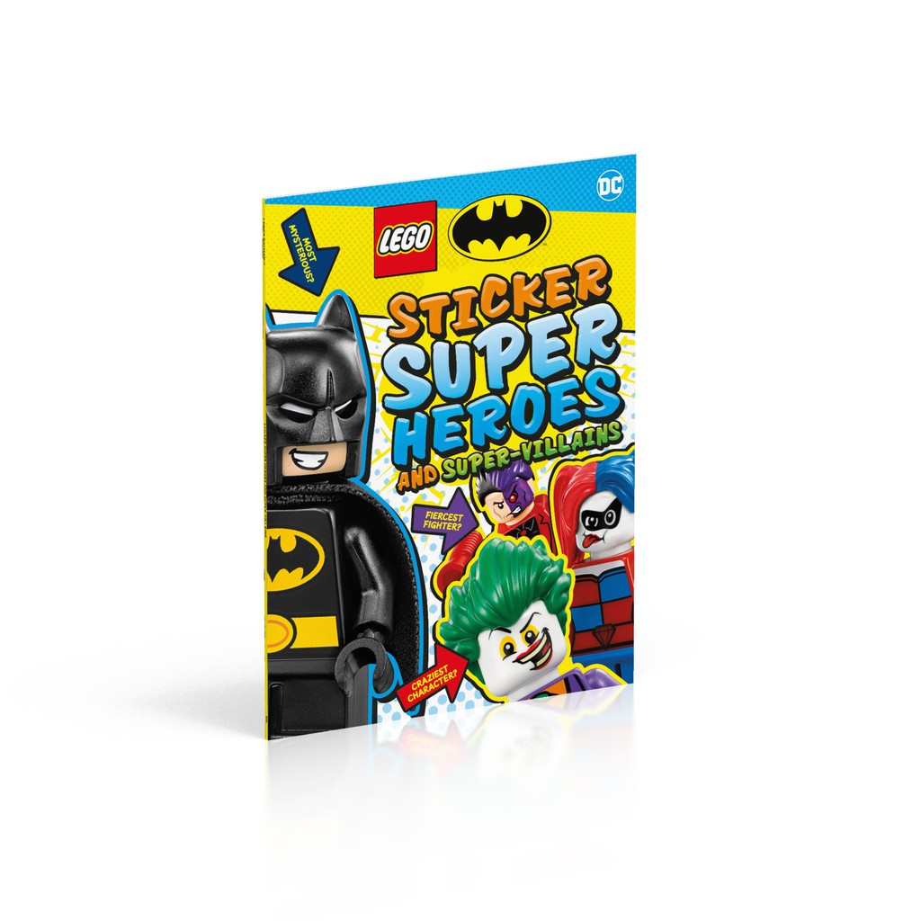 DK LEGO Batman Sticker Super Heroes and Super-Villains