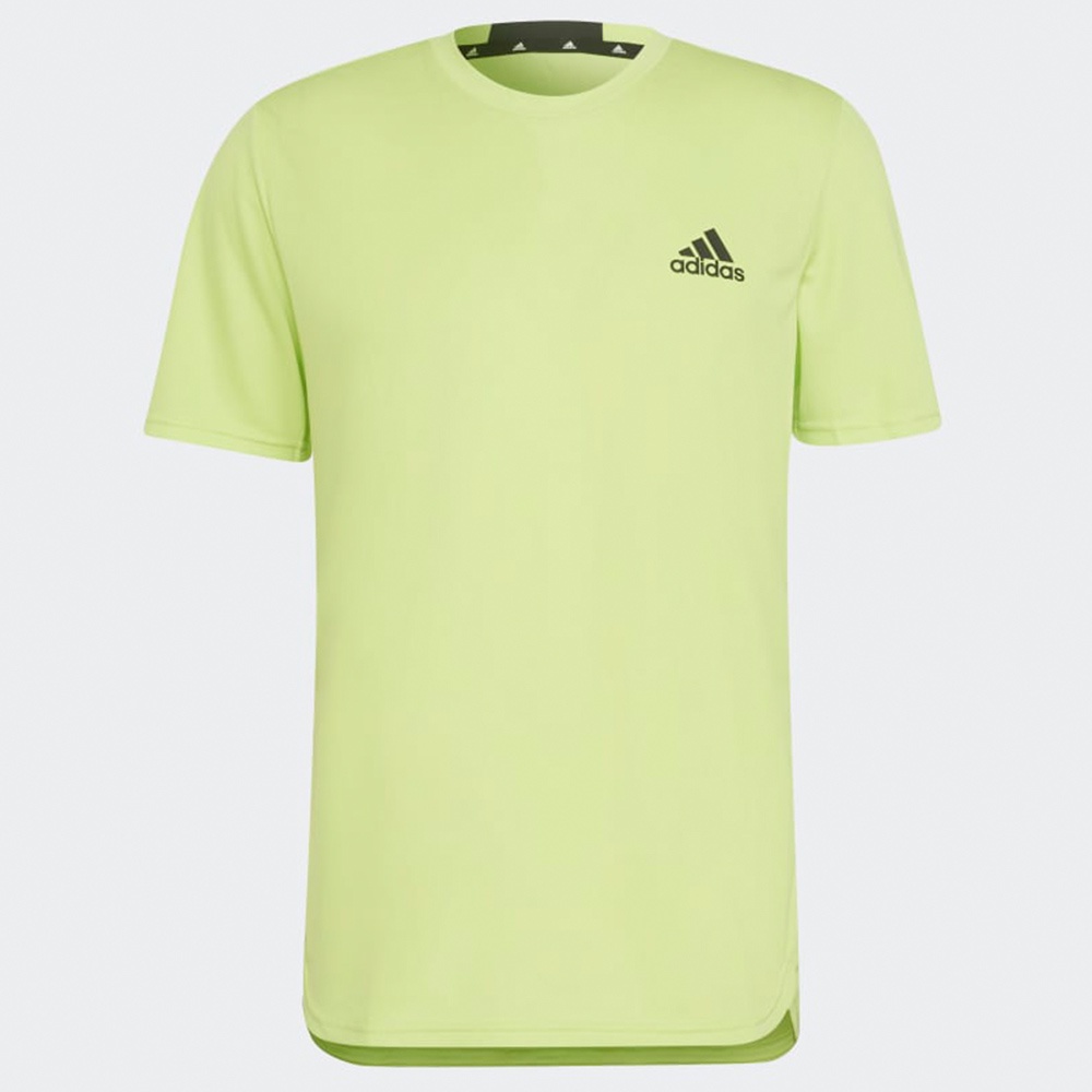 Adidas D4M 男裝 短袖 T恤 訓練 健身 吸濕排汗 下擺加長 側開岔 綠【運動世界】HF7218