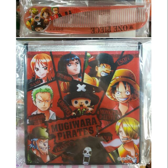 日本製金標海賊王折鏡隨身鏡 尖尾梳折疊梳 蝦皮購物