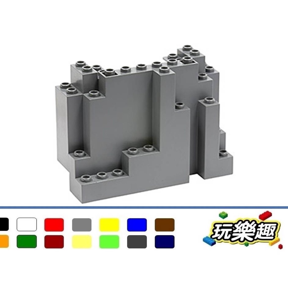 玩樂趣 LEGO樂高 6082 / 60052 岩壁 4 x 10 x 6 二手零件 2H10D-A