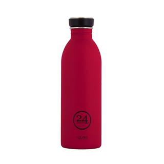 【現貨】義大利 24BOTTLES 輕量冷水瓶 500ml (熱情粉) 不鏽鋼水瓶 環保水瓶 輕量水瓶