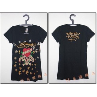 Ed Hardy 女生 短袖 棉T T恤 老虎 虎頭