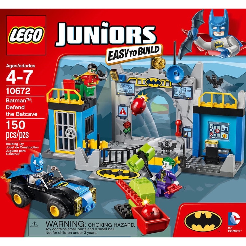 樂高 LEGO 10672 JUNIOR 蝙蝠俠 小丑 小朋友 送禮 兒童 蝙蝠洞 基地