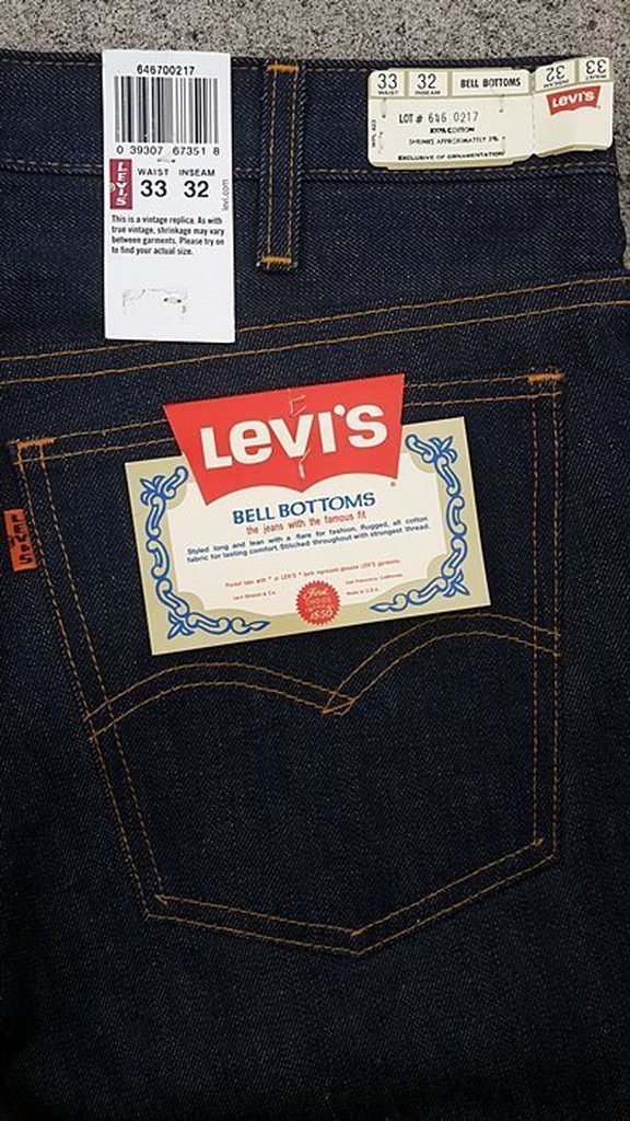 西方不敗全新美國製Levi's LVC 646 1970年 643M廠 經典喇叭牛仔褲 原色 Levis 大E W33