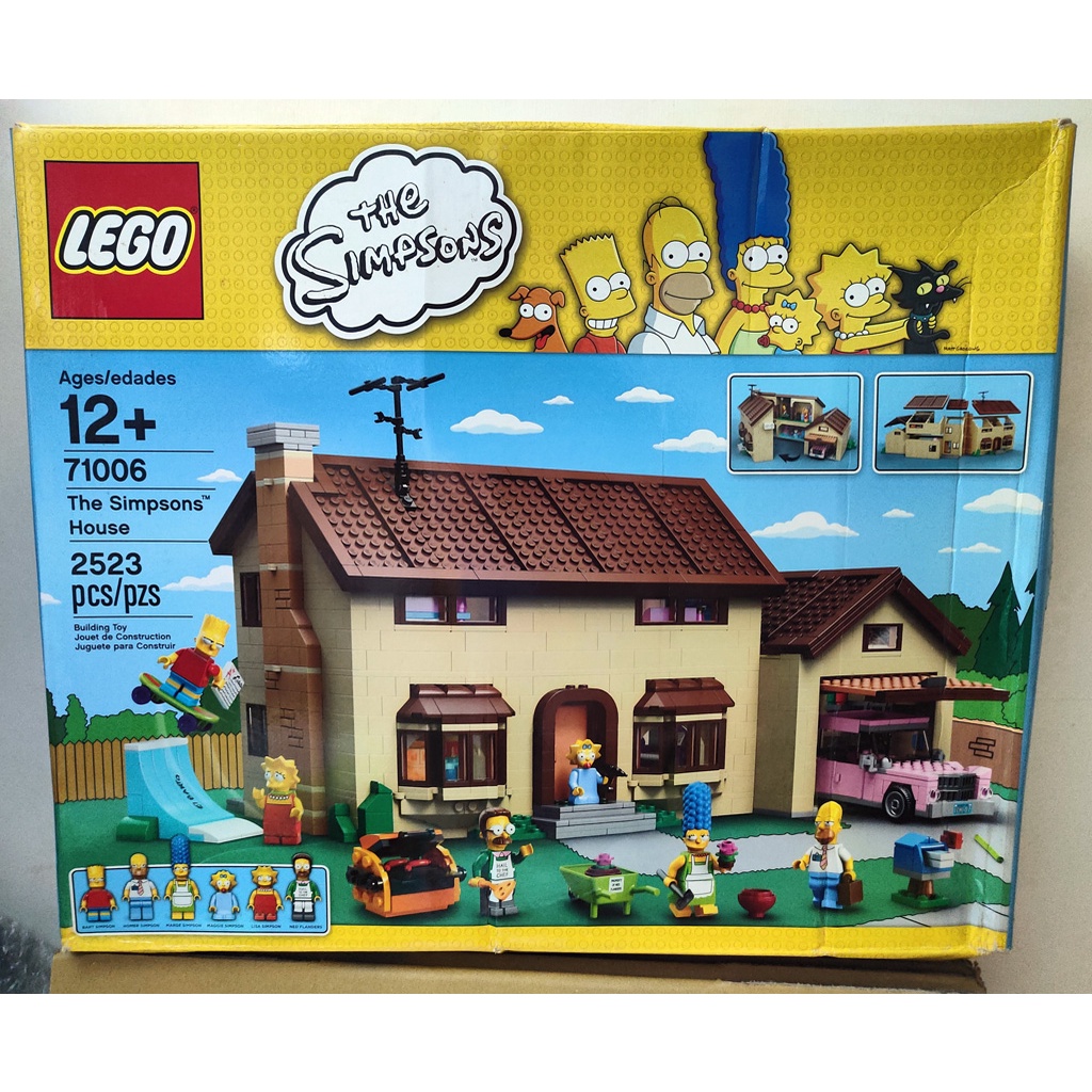 [全新未組盒損] LEGO 樂高 71006 全新品未拆 The Simpsons House 辛普森之家