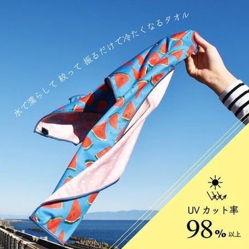 *現貨*日本HELLO BEAR 系列抗UV紫外線涼感毛巾-七種樣式