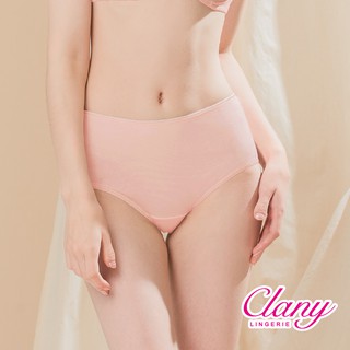Clany 可蘭霓 金紗圓點親膚透氣M-XL中腰內褲 粉色 5931-32特惠品無退換貨