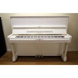 YAMAHA U1 白色 中古鋼琴 便宜賣 江子源鋼琴、樂器、百貨買賣中心