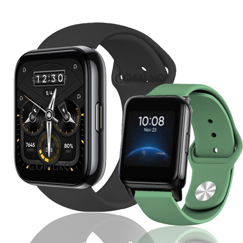 Realme Watch 2 Pro 錶帶 柔軟矽膠替換腕帶 運動舒適戶外游泳健身腕帶