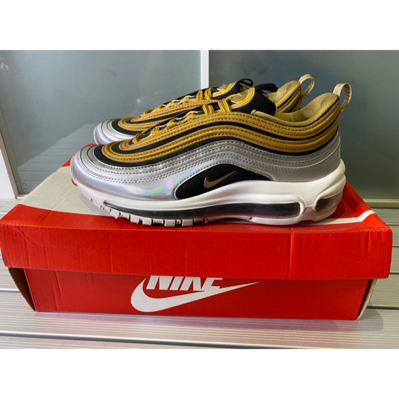 nike 97 gold and black