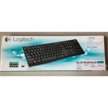 ♫ ♫ ♫ Logitech 羅技  ♫ ♫ ♫ 電腦・3C商品相關配件---無線鍵盤 Logitech 羅技 K270