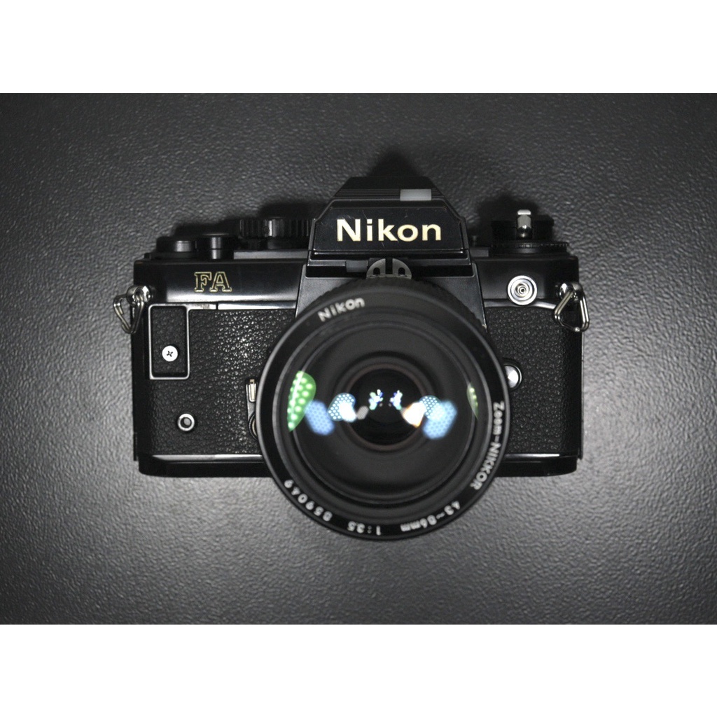 【經典古物】尼康 NIKON FA 黑機 單反 Nikkor 43~86mm F3.5 fe fm2 f3 f 底片