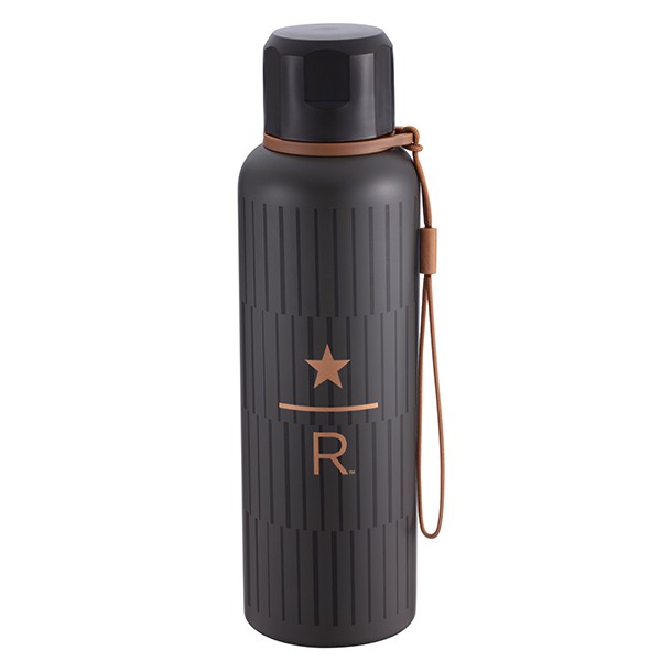 品質嚴選㊣ 星巴克 BLACK摩登典藏不鏽鋼水瓶20oz(591ml)保溫瓶 Star R Starbucks將將星正貨
