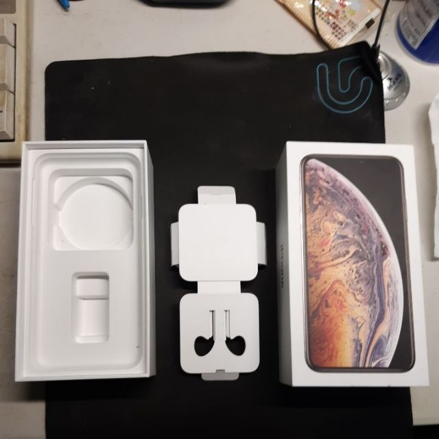 apple iphone xs max 256g 金 原廠 空盒 盒子