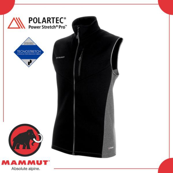 MAMMUT Aconcagua ML Vest 男《黑》/1014-00330-00205/保暖/背心/快乾/悠遊山水