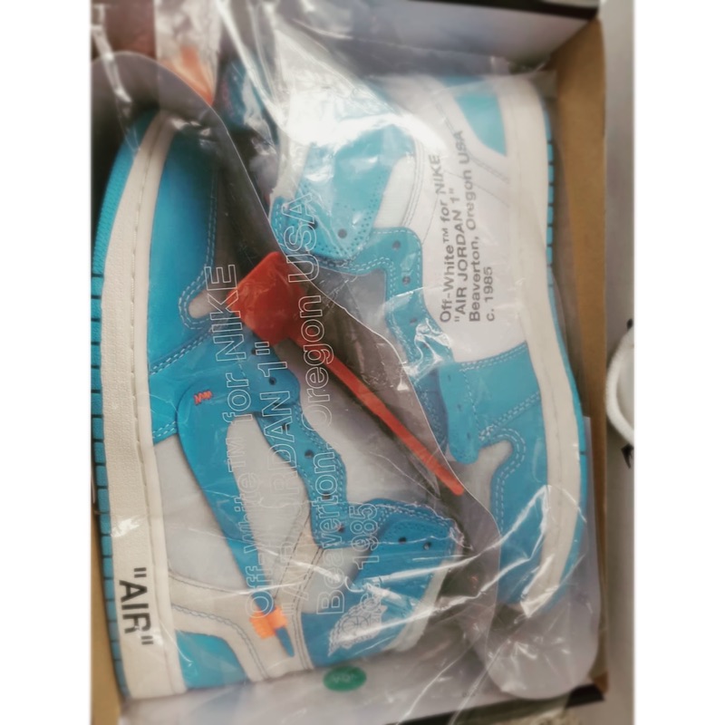 Air Jordan 1 NRG x OFF WHITE UNC 北卡藍 限量 聯名 街頭 喬丹 1代