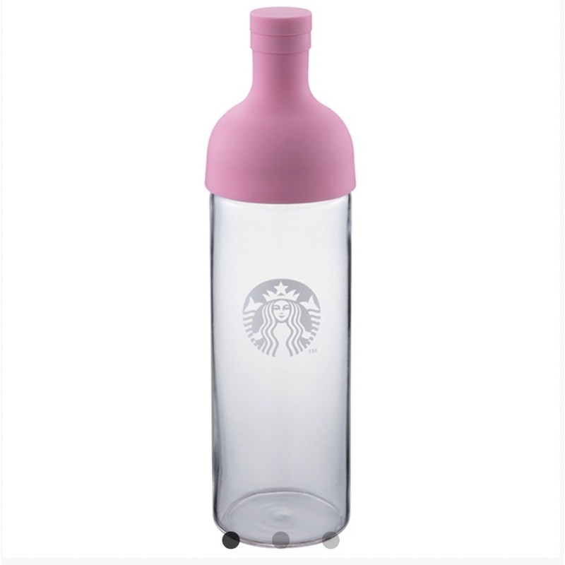星巴克 酒瓶粉紅色桃紅色冷泡茶壺 酒瓶冷泡茶