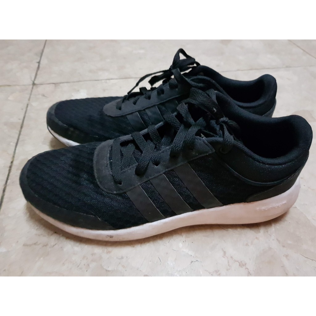 [正品] Adidas Neo Cloudfoam 運動鞋 黑色白底 US 8.5/UK 8/JP 26.5