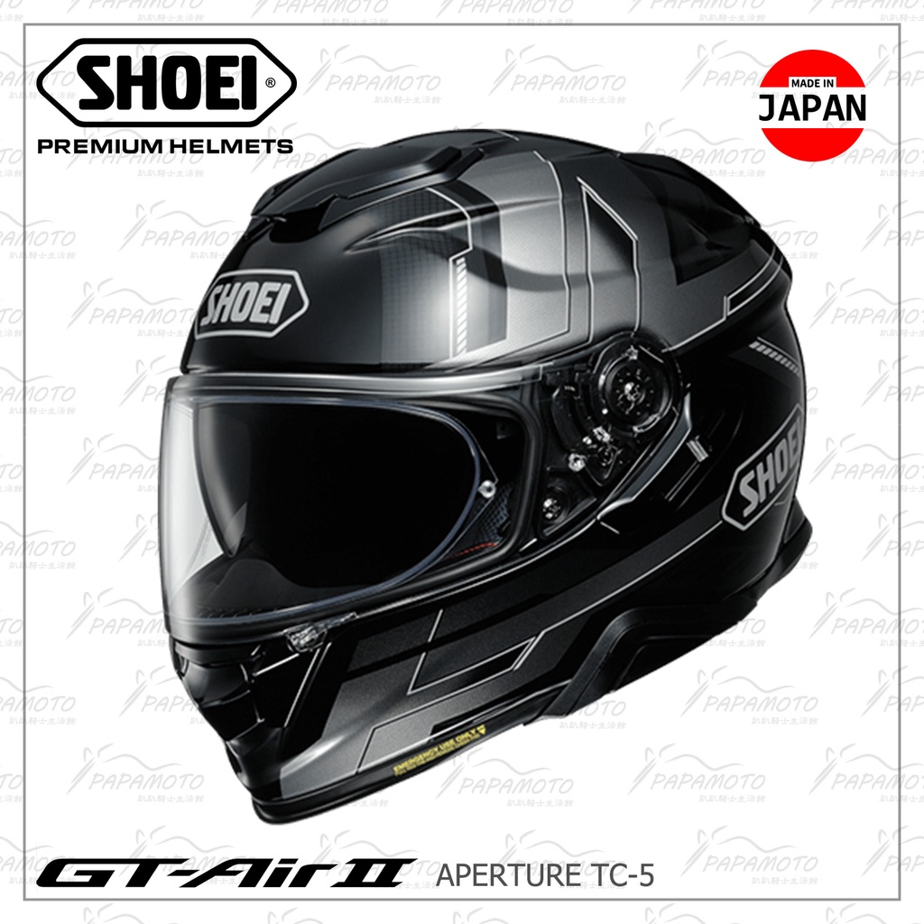 【趴趴騎士】SHOEI GT-AIR II APERTURE TC5 (全罩安全帽 內墨片 GTAIR 2