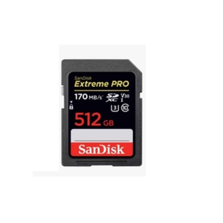 SanDisk Extreme PRO SDHC and SDXC UHS-I 記憶卡512G(RM538)