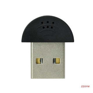 Zzz USB 2.0 迷你麥克風、筆記本電腦/台式電腦即插即用視頻會議