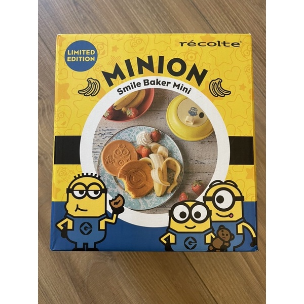 日本 recolte MINION 小小兵 微笑 鬆餅機