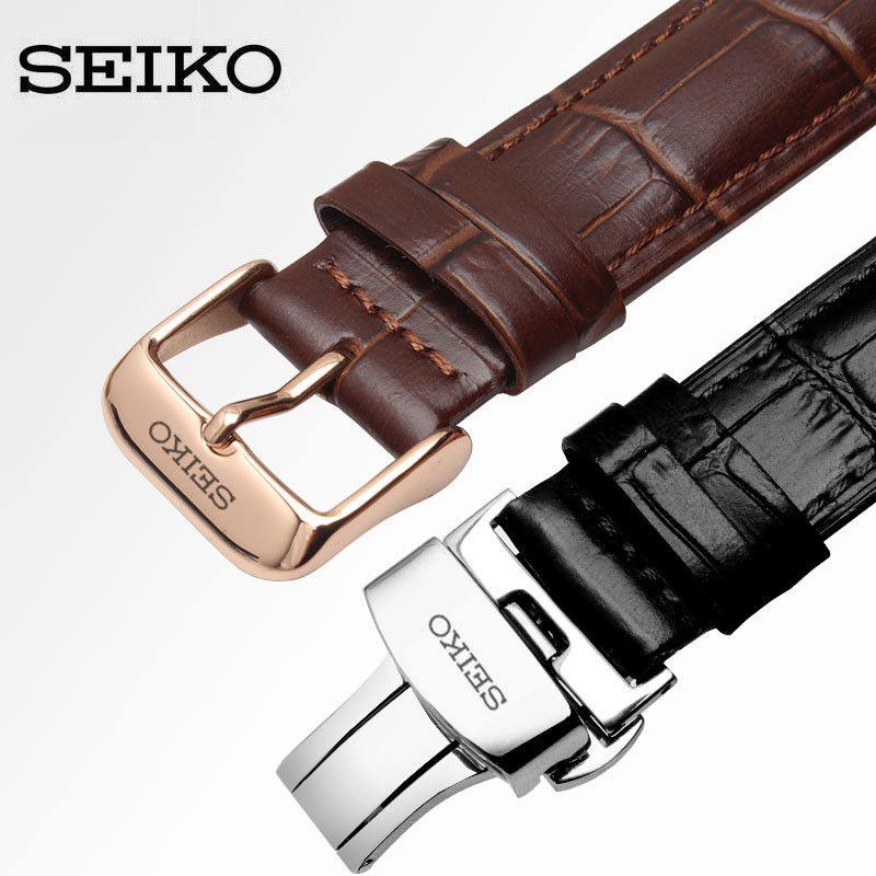 用於皮革錶帶的多樣式表扣閂鎖 Seiko 手錶編號 5 尺寸 16 18 20mm