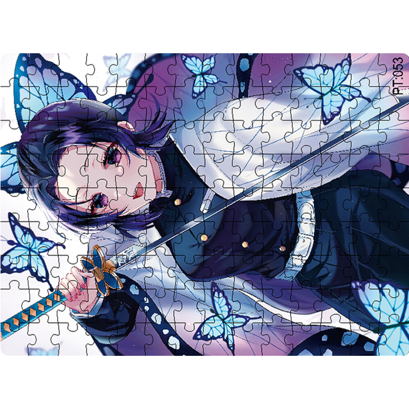 華鑫藝玩具 鬼滅之刃 126片拼圖兒童益智 鬼滅之刃動漫主題 炭治郎 伊之助 彌豆子 蝴蝶忍拼图男孩禮物節日禮物 蝦皮購物