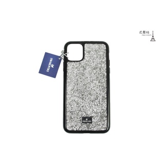 【巴黎站二手名牌專賣店】＊現貨＊SWAROVSKI 真品＊銀色水晶碎鑽 iPhone 11 Pro Max 手機殼